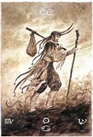 Luis Royo - Black Tarot - The Labyrinth Tarot, 13